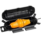 Kabelbox Wasserdicht Outdoor IP44 Wasserdichter Safe Box Steckerschutz Aussen Wasserdicht Wetterfeste Elektrobox für LED-Kette Elektrowerkzeug Rasenmäher