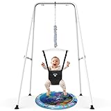 Türhopser Baby, Hängeschaukel für Kleinkinder, Babyschaukelsitz, Baby Jumper mit Gestell Türhopser mit Ständer