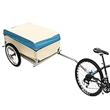 Fahrrad Anhänger Transportanhänger Fahrrad Anhänge für Fahrrad Fahrradanhänger Lastenanhänger Anhänger Fahrrad Handwagen Bicycle Trailer für Fahrräder 24 Zoll/26 Zoll Max. 50kg