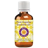 Deve Herbes Reines ätherisches Copaiba-Öl (Copaifera officinalis) 100% natürliche therapeutische Qualität dampfdestilliert 15ml (0.50 oz)