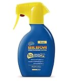 Bilboa Kinder-Solarauslöser für Kinder, mit LSF 50+, Anti-Sand, wasserdicht und Anti-Verbrühung, dermatologisch getestet, 250 ml