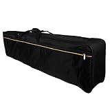 Andoer® Keyboard Tasche, 88 Tasten Elektrisches Klavier Gepolstert Fall Tragbar Gig Bag Oxford-Tuch (Tasche Gurtband Farbe Zufällige Lieferung)