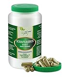 VITA IDEAL Vegan® Schafgarben - Kraut 120 Kapseln - Millefolii Hb, Schafgarbe - Tagesportion 650mg Schafgarbenkraut reines Pulver. Pflanzlich, natürlich und ohne Zusatzstoffe, original von VITAIDEAL.