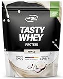 Wehle Sports Whey Protein (1000g) Proteinshake Eiweiß-Shake mit hochwertigem Molkenprotein, 22g Protein pro Portion Protein-Shake mit BCAA & EAA (Kokos mit Stückchen)