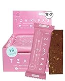 BIO Energieriegel - 16x40g Proteinriegel - Protein Crunch von TZAMPAS® - Nachhaltige Sportriegel mit Superfoods für langfristige Energie - Vegan/Ohne Zusatz von raffiniertem Zucker