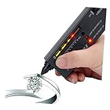 EXCEART Gold- Und Silber-Tester Dioden-Kit Elektronische Kits Diamant-Selektor Ii 2 Diamant-Tester Schmuck Diamant-Tester Stift-Suite Edelstein-Diskriminator Schwarzer