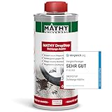 MATHY-DropStop Dichtungs-Additiv (250 ml) - Öl-Additiv stoppt Ölverlust im Motor, Getriebe, Hinterachsen & Servolenkungen - regeneriert Dichtungen