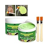 Wundverschluss für Bäume, Baumwachs Wundverschluss mit Pinsel , Baumwachs für Obstbäume, Fördert Die Wundheilung, Bildet Schnell Einen Schutzfilm, Wundverschlussmittel zur Behandlung an Zier (1000g)