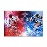 BBAUER Street Fighter Takashi Cartoon-Poster, dekoratives Gemälde, Leinwand, Wandposter und Kunstdruck, moderne Familienschlafzimmer-Dekoration, Poster, 20 x 30 cm