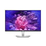 Dell S2721D, 27 Zoll, QHD 2560 x 1440, 75 Hz, IPS entspiegelt, 16:9, AMD FreeSync, 4 ms (extrem), neigbar, int.Lautspr., VESA, DisplayPort, HDMI, platinum silber