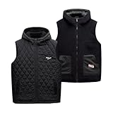 Steppweste Herren Mit Kapuze, Weste Herren Arbeit, Ärmellose Sportweste Jacke Winterweste Mit Taschen Warme Gefütterte Übergangsjacke Gesteppte Freizeitjacke Ultraleicht Outdoorwesten Gilets Tops