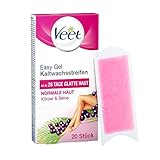 Veet Kaltwachsstreifen mit Easy-Gelwax Technologie, 20 Stück (1er Pack)