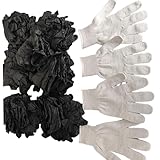 Schwarze Handschuhe Und Tragbare Grilleinlagen. Schwarzes Grillhandschuh Set Zum Herausziehen Von Fleisch Mit Hitzebeständigen Einlagen. Grillhandschuhe