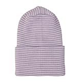 Generisch Baseball Caps Baby Neugeborenes Baby Bogen Knoten Turban Hut Säugling Kleinkind Hut Kopf Wrap Cap Baumwollturbane Baby (Light Purple, 0-3 Months)