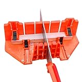 Gehrungslade | ABS Gehrungslader-Klemme - Gehrungslade und Säge Set - Hecksäge aus Stahl für einen präzisen Schnitt, Handsägebox