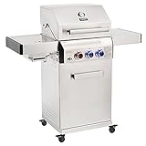 TAINO Platinum Gasgrill komplett Edelstahl Sear-Burner...