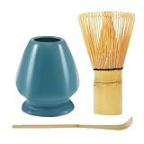 Generisch -Schneebesen-Set – Handgefertigter -Schneebesenständer, Authentisches Japanisches Tee-Set, Löffelhalter-Set, Schneebesen-Werkzeug Für Männer Und Frauen | Idealer Tee Zur Getränkezub