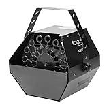 Ibiza - LBM10BAT-BL - Tragbare Seifenblasenmaschine mit 16 Sticks - Schwarz