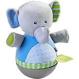 HABA 305824 - Stehauffigur Elefant, Stehauffigur ab 6 Monaten, bunt