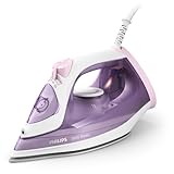 Philips 3000 Series Dampfbügeleisen – 2.000 W, Dampfstoß bis zu 140 g, Gleichmäßiger Dampfausstoß 30 g/min, Vertikaldampf, Keramikbügelsohle, Tropf-Stopp-System, 35 Sek. Aufheizzeit (DST3010/30)