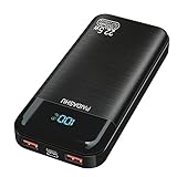 PAIDASHU Power Bank 27000mAh 22,5W Externer Handyakku PD20W Schnell Aufladende Powerbank USB C mit LED Display 3 Ausgängen & 2 Eingängen Tragbares Ladegerät für Smartphones (002)