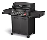 Enders® Gasgrill MONROE PRO 4 SIK TURBO SHADOW, 4-Brenner,...