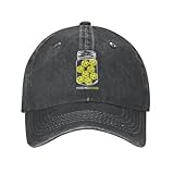 XDTINYR Verstellbare Baseballkappe 2022 Frühling Herbst Einlegersaison Lustiges Pickleball-Glas Mode Outdoor-Denim Casquette Gorras Geschenke für Camping im Freien Wandern