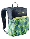 VAUDE Kinderrucksack Minnie für Jungen & Mädchen, komfortabler Wanderrucksack Kinder 5 L in Grün/Blau, Wetterfester Kindergartenrucksack mit viel Stauraum & reflektierende Elemente