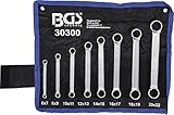 BGS Doppel-Ringschlüssel-Satz - extra flach - SW 6-22 mm - 8-tlg.