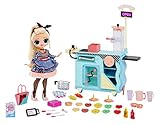 L.O.L. Surprise! OMG To-Go Diner Spielset mit 45+ Überraschungen - Inklusive Farbwechseln und exklusiver Modepuppe Miss Sundae - Für Sammler & Kinder ab 4 Jahren