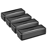 Amazon Basics Schwamm für trocken abwischbare Whiteboards, 4er-Pack, schwarz