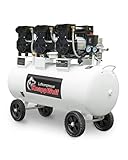 KnappWulf Flüster Kompressor NEUE GENERATION Luftdruckkompressor KW2200 mit 100L Kessel 3 Motoren a 1100W