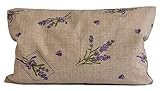 GIRAFFENLAND Zirbenkissen 30x20cm, Landhausstil Romantik + Bio Inlett Natur - Zirbenholzspäne im Zirbenholzkissen
