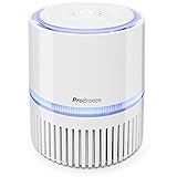 Pro Breez 3-in-1 Mini Luftreiniger mit HEPA Filter und Ionisator – Kleiner Luftreiniger für zu Hause oder Büro – ideal für Allergiker und Raucher - USB und Netzkabel