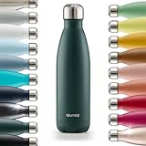 Blumtal® Trinkflasche Edelstahl Charles - Thermosflasche...