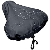 Raypontia Fahrradsitzbezug - 27 X 24 cm Fahrradsattel Regenschutz,Fahrradsitzbezug Vor Regen Aus Stoff,PVC-Schicht,Regen Fahrradsattel Überzug Wasserdicht,Fahrrad-sattelbezug Regen Unisex,Black