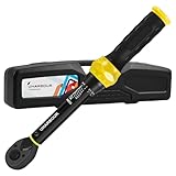 Uharbour Drehmomentschlüssel 6,35 mm (1/4 Zoll), 3-25 Nm, für Fahrrad, 0,1 Nm-Mikroeinstellung mit Verriegelung, ±3 %-Fehlergenauigkeit, bidirektional, mit 72 Zähnen