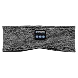 POFET Stirnband Kopfhörer, Kabellose Sport und Schlaf Kopfhörer Bluetooth Stirnband - Schlafkopfhörer Musik Headband Sleep Headphones perfekt für Seitenschläfer, Sport