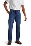 C&A Herren 5-Pocket Jeans Casual Straight Stretch|Baumwolle|Denim|Lycra® Jeans-dunkelblau W40 L32