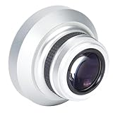 Bosiyrggrl Universell Passend, Silberfarben, für 37-Mm-0,25-Fach Super-Fisheye-Objektiv, 180° Weitwinkel, HD-Optik für 37-Mm-Kameras, Antireflexbeschichtung