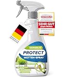 Gerobug Motten-Spray 500 ml - Motten schnell & effektiv loswerden mit Langzeitwirkung - Mottenmittel für Lebensmittelmotten & Kleidermotten - Motten bekämpfen Alternative