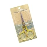 Vintage Blumen Bastelschere, robuster, ergonomischer Metallgriff mit für Home Projekte Vintage Blumen Bastelschere, robuster, ergonomischer Metallgriff