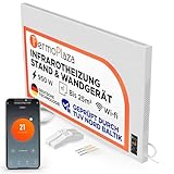 TermoPlaza WiFi Infrarotheizung mit Thermostat 950 W bis 25 m² | Intelligente Infrarot Wandheizung & Standgerät | Energiesparende Infrarot Elektroheizung & Konvektor Heizung für Zuhause und Badezimmer