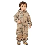 NAME IT Baby Boys NMMALFA Suit AOP FO NOOS Regenanzug, Timber Wolf, 80