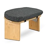 BUDDLEY Meditationsbank klappbar, Yogahocker mit Kissen,...