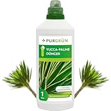 Purgrün® Yucca-Palme-Dünger | Schnell wirksame mineralische Rezeptur | Premium-Flüssigdünger mit Spurennährstoffen | NPK 10+4+6 | Stärkt die Widerstandskraft | Für gesunde Yucca-Palmen | 1 Liter