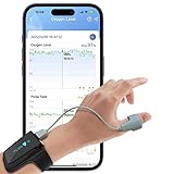 ViATOM Handgelenk Bluetooth Pulsoximeter, 72 Std...