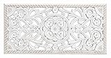 Spetebo Wand Deko Ornament shabby weiß zum Aufhängen - 61...