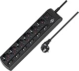 Brennenstuhl Steckdosenleiste einzeln schaltbar 6-fach mit...