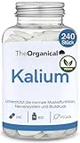 Neu: TheOrganical®: Kalium hochdosiert mit 800 mg Kaliumcitrat | 240 Kapseln | Hergestellt in Hamburg | Ohne Zusatzsoffe & Hochdosierte | Potassium | Calium